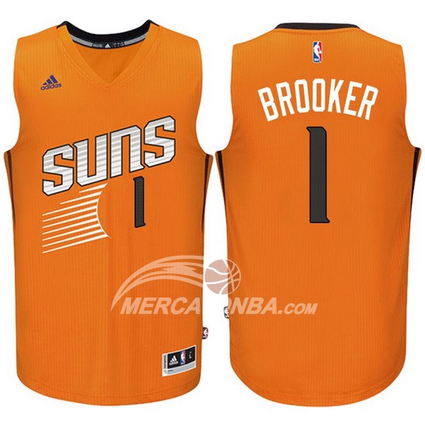 Maglia NBA Booker Phoenix Suns Naranja